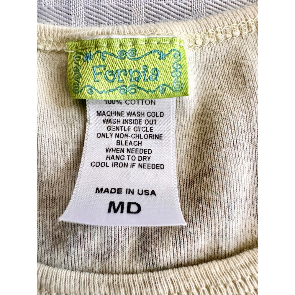 Fornia Wrangler Rough Riders Rodeo Graphic Tee Rhinestone Cream Medium USA - Picture 2 of 9